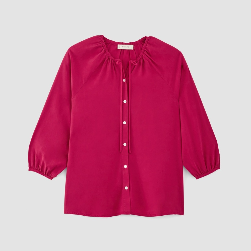 Everlane The Gathered Shirt in Butterlight